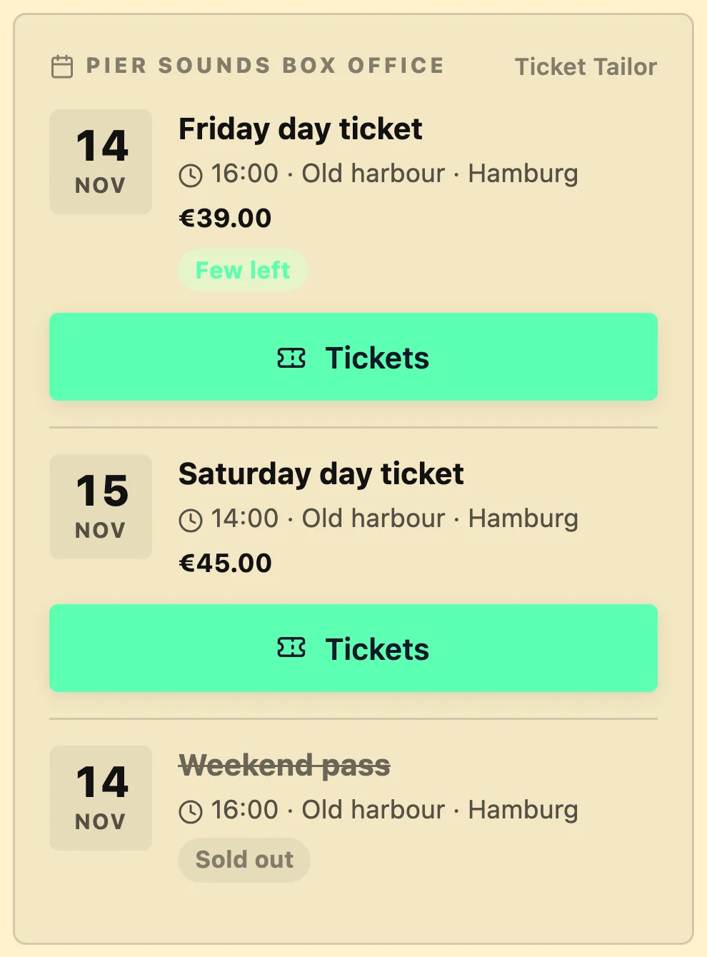 Ticket Tailor